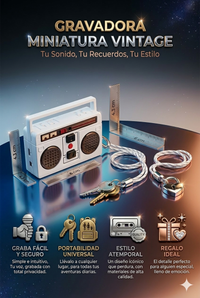 grabadora mini vintage
